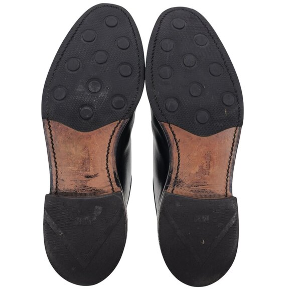 Allen Edmonds Men's 9B Black Calf Leather Dress Shoes Thayer Monk Strap Loafers - Picture 3 of 13